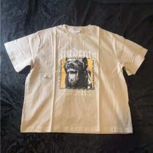 Students Golf Shirt Mens Large Fits XL Tee Short Sleeve Streetwear